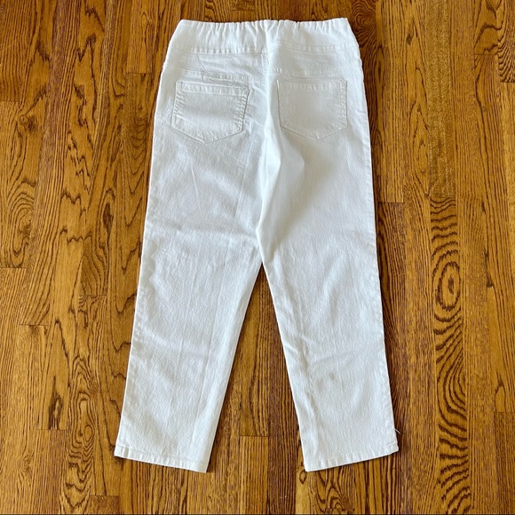 BLAIR Size 12 Petite White Pants Jeans - Picture 5 of 7